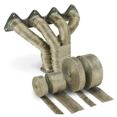 Exhaust Wrap in use