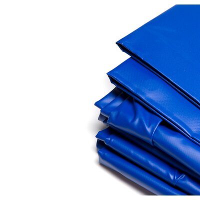 PVC Professional Ground Sheet 3.5m x 6.0m blue 570gsm