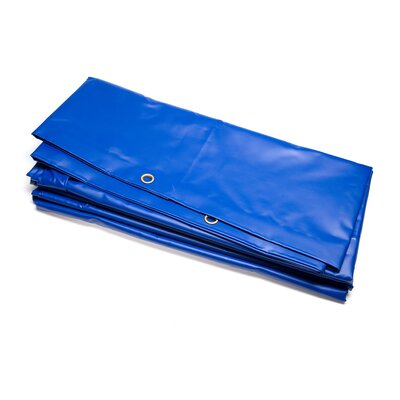 PVC Professional Ground Sheet 3.5m x 6.0m blue 570gsm