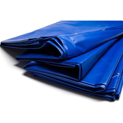 PVC Professional Ground Sheet 3.5m x 6.0m blue 570gsm