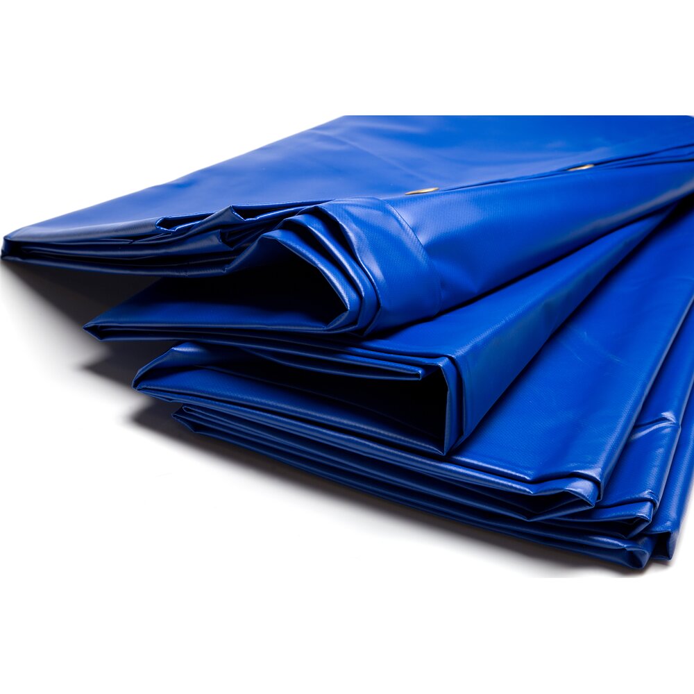 PVC Professional Ground Sheet 3.5m x 6.0m blue 570gsm