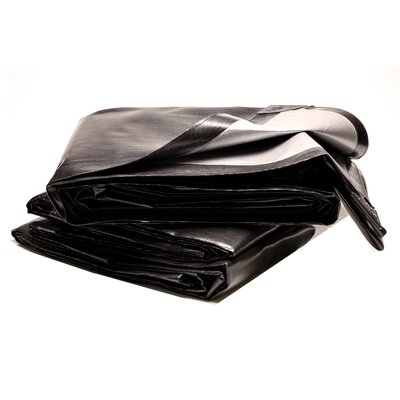 Polyethylene Rally Sheet Silver Black 270gsm