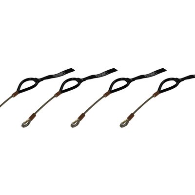 Wire Tow Loop Black Pack of 4