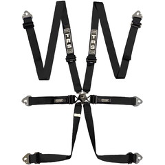 International Quick Adjuster 6 Point Ultralite FHR Only FIA Harness Black International Quick Adjuster 6 Point Ultralite FHR Only FIA Harness