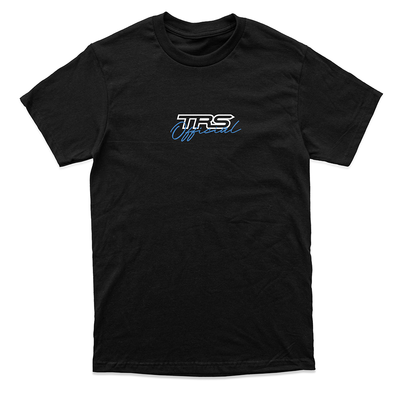 TRS Motorsport Blue Harness Oversized T-Shirt Black Front