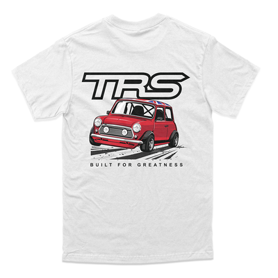 TRS Motorsport Red Mini Oversized T-Shirt White
