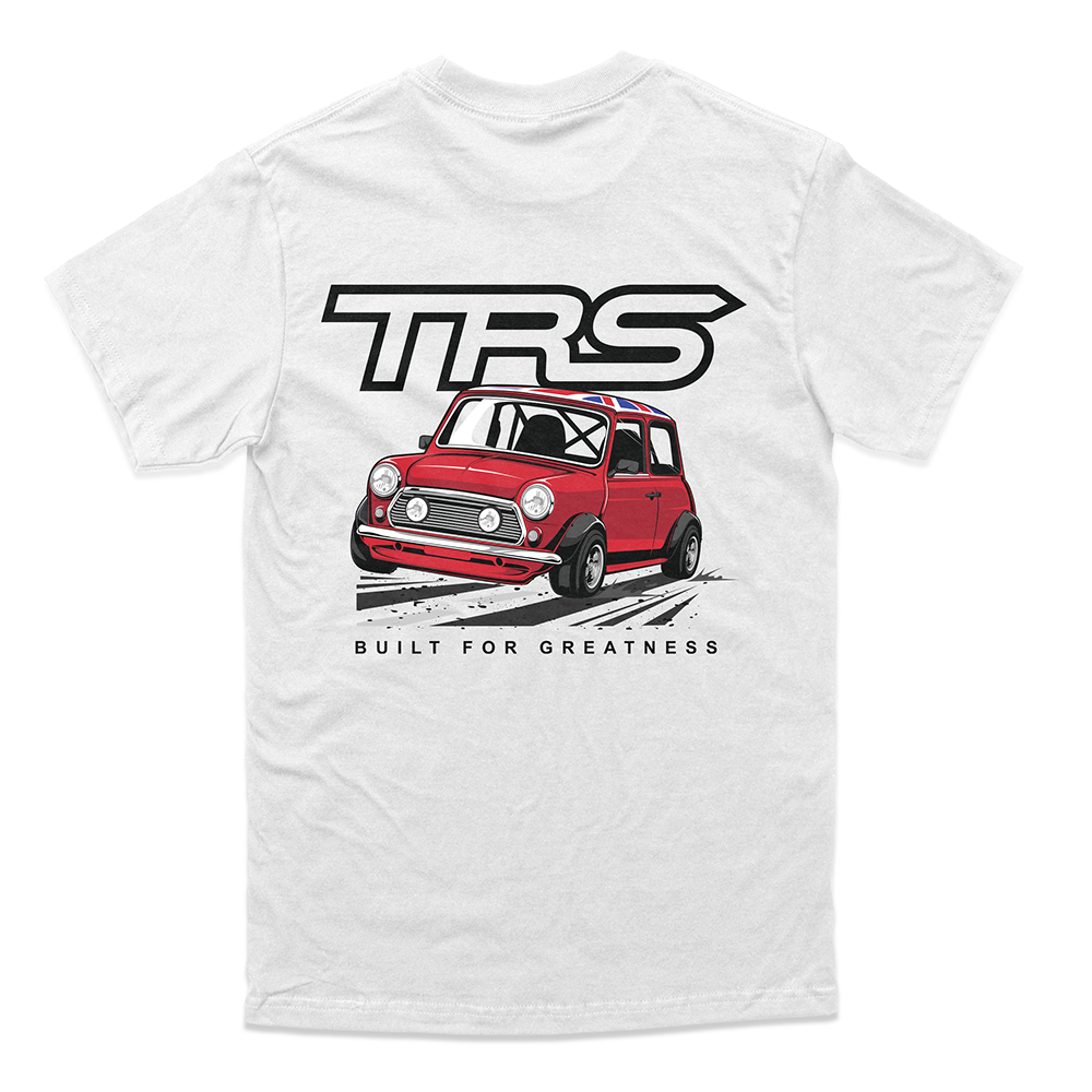 TRS Motorsport Red Mini Oversized T-Shirt White