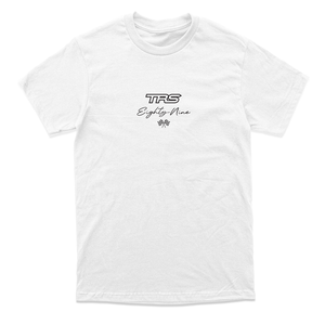 TRS Motorsport Rally Department Oversized T-Shirt White Front