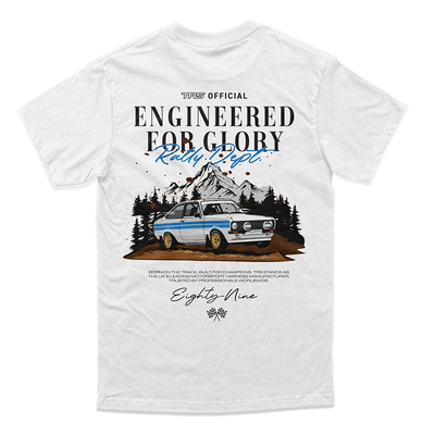 TRS Motorsport Rally Department Oversized T-Shirt White