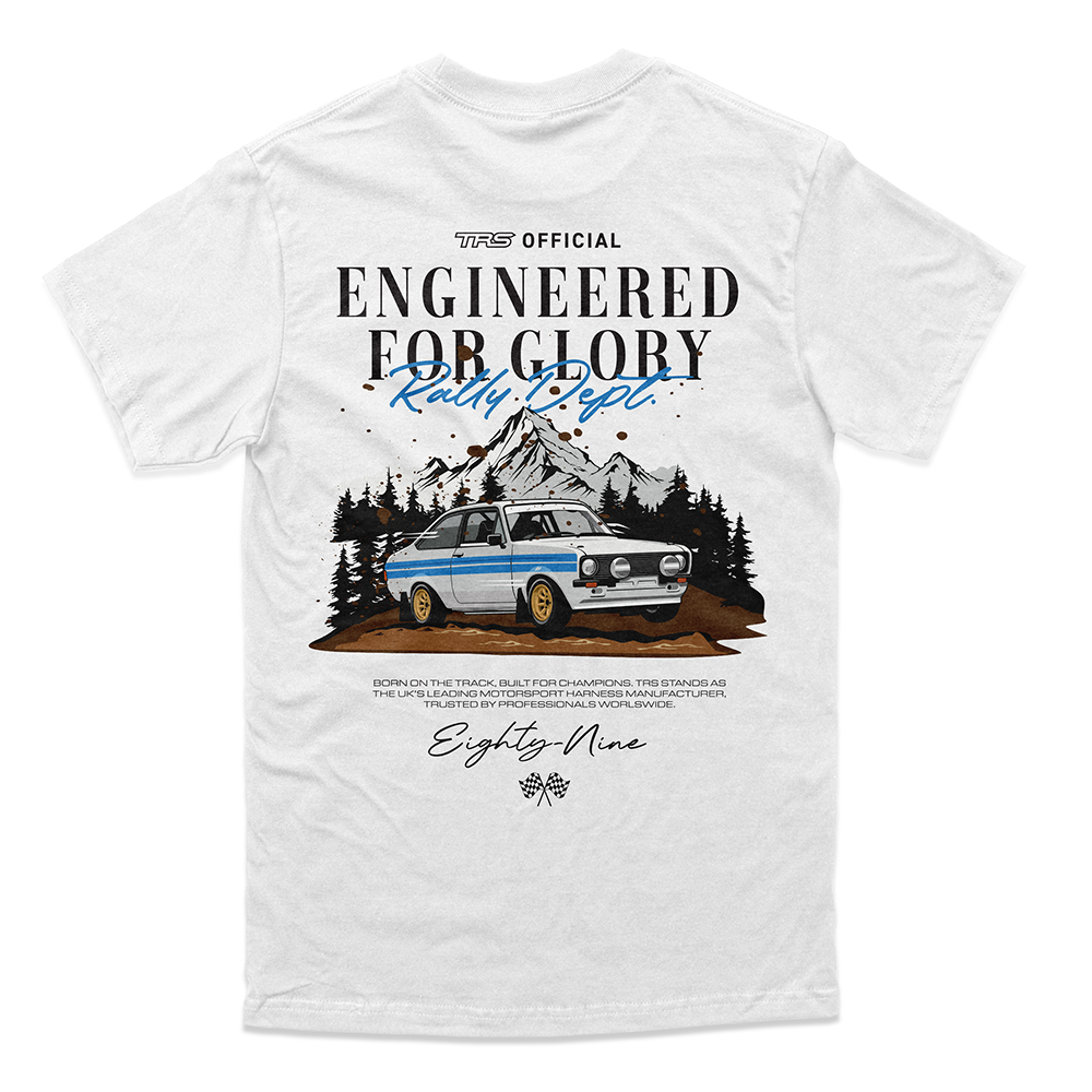 TRS Motorsport Rally Department Oversized T-Shirt White