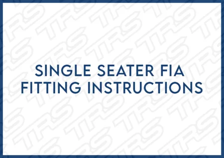 Single Seater FIA Fitting Instructions