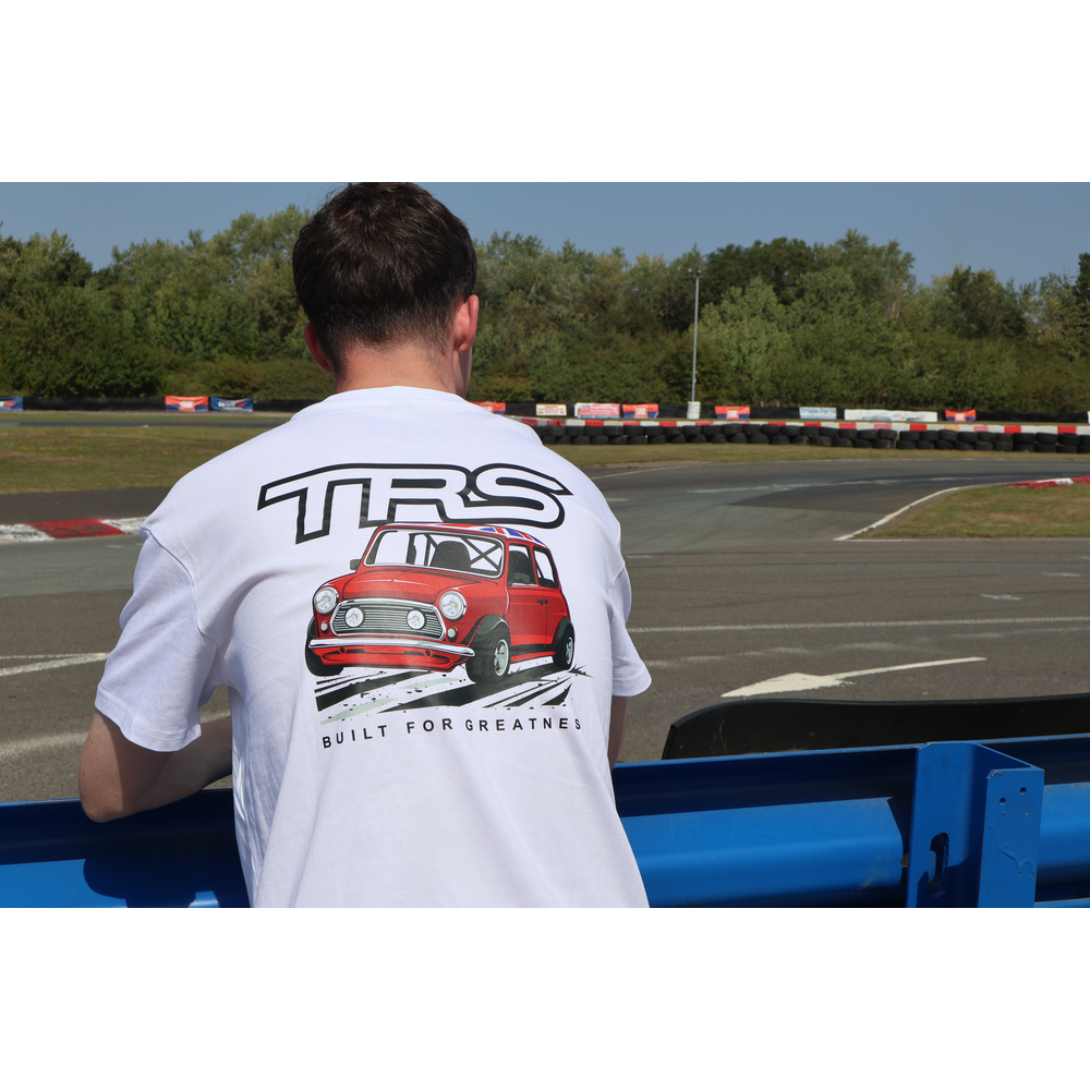 TRS Motorsport Red Mini Oversized T-Shirt White