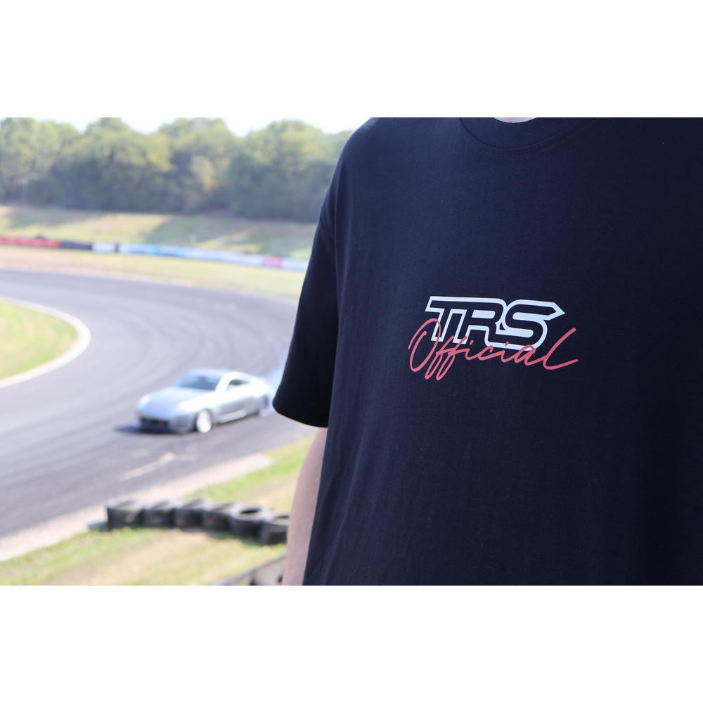 TRS Motorsport Red Harness Oversized T-Shirt Black