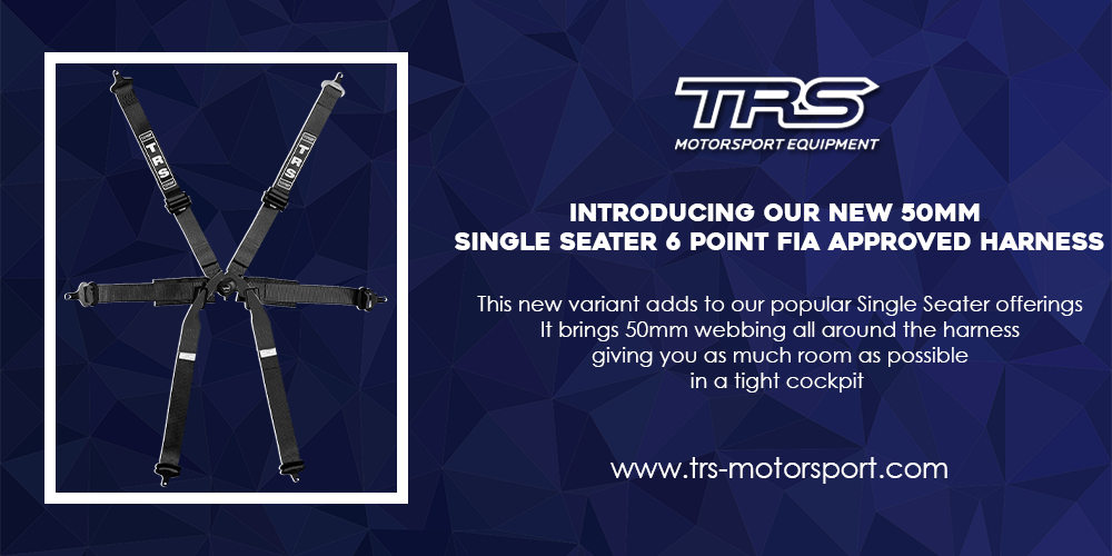 New 50mm Single Seater Harness